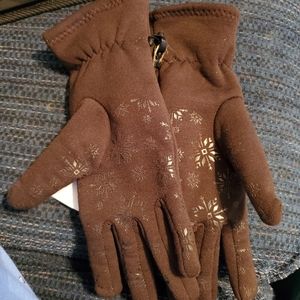 SALE Ladies brown gloves